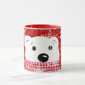 De muilkorf van een polair beer, Kerstmis Mok (Midden)