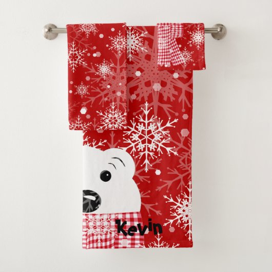 De muilkorf van een pooldoek, kerstkeuken... bad handdoek (Insitu)