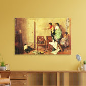 De muis canvas afdruk (Insitu (Woonkamer))