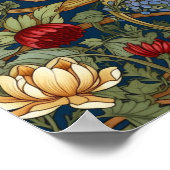 De muis en bloemen Art nouveau Poster (Hoek)