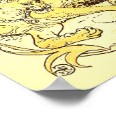 De muis en de leeuw Walter Crane Poster (Hoek)