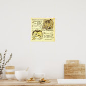 De muis en de leeuw Walter Crane Poster (Keuken)