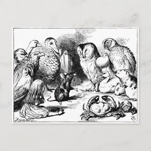 De muis en het droge verhaal briefkaart (Voorkant)