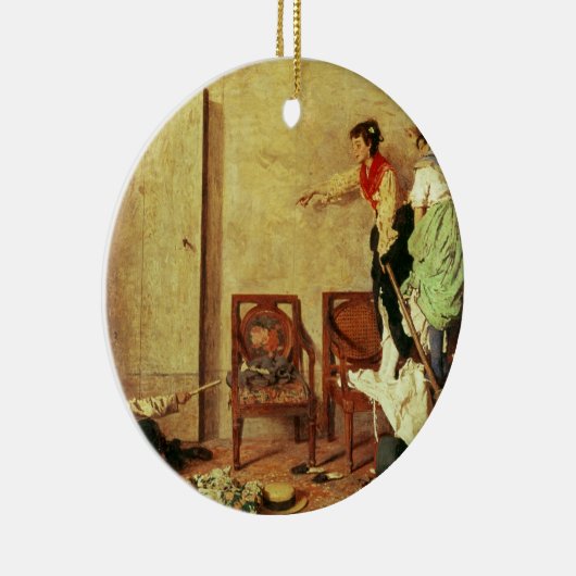 De muis keramisch ornament (Rechts)