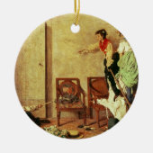 De muis keramisch ornament (Voorkant)