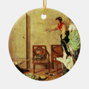De muis keramisch ornament