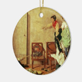 De muis keramisch ornament (Links)