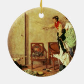 De muis keramisch ornament (Achterkant)