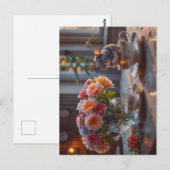 De muis komt naar de thee briefkaart (Voorkant / Achterkant)