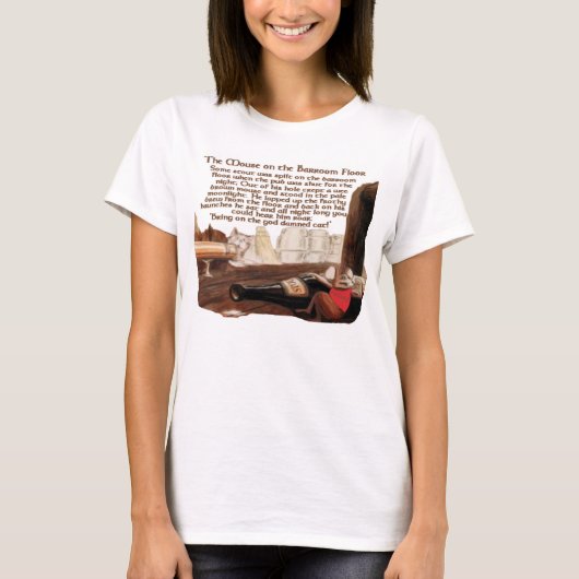De muis op de Pub Floor T-shirt (Voorkant)