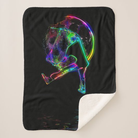 De muis scoot - Scooter Champ Sherpa Deken (Voorkant)