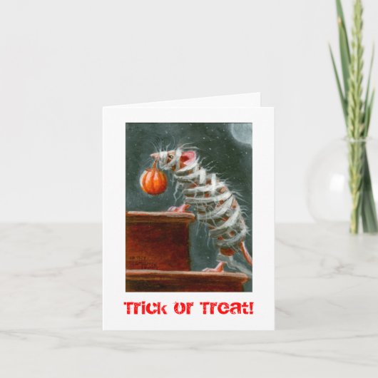 De Muis van de brij, Trick or treat! De kaart van (Voorkant)