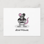 De Muis van de deur Briefkaart (Voorkant)