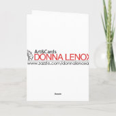 De Muis van de kerstman Feestdagen Kaart (Achterkant)