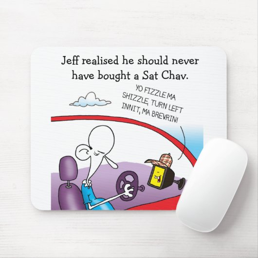De muis van de Odd Squad Sat Chav Muismat (Met muis)