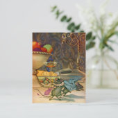 De muis van de stad en de landmuis briefkaart (Staand voorkant)