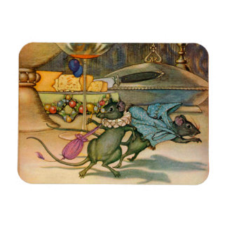 De muis van de stad en de landmuis magneet
