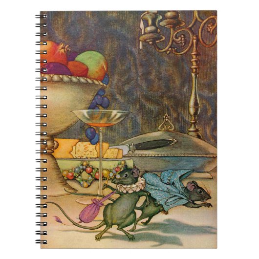 De muis van de stad en de landmuis notitieboek (Voorkant)