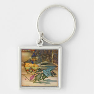 De muis van de stad en de landmuis sleutelhanger