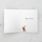 De Muis van de trompet op de Muziek van het Blad - Kaart (Binnen)