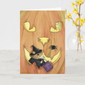 De Muis van het trick or treat, de Kaart van (Gele Bloem)