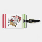 De Muis van Kerstmis en Bagagelabel (Voorkant horizontaal)