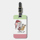 De Muis van Kerstmis en Bagagelabel (Voorkant verticaal)
