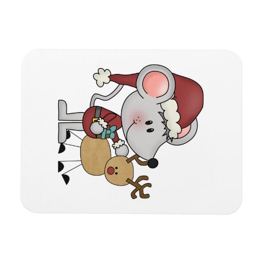 De Muis van Kerstmis en Magneet (Horizontaal)