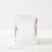 De Muis van Kerstmis en Matglas Koffiemok (Center)