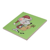 De Muis van Kerstmis en Tegeltje (Zijkant)