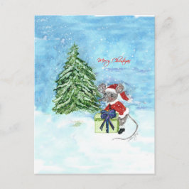 De Muis van Kerstmis Feestdagenkaart