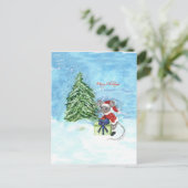 De Muis van Kerstmis Feestdagenkaart (Staand voorkant)