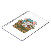 De Muis van Kerstmis in Mand Notitieboek (Linkerzijde)