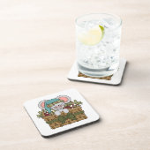 De Muis van Kerstmis in Mand Onderzetter (Rechterzijde)