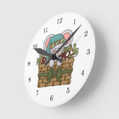 De Muis van Kerstmis in Mand Ronde Klok (Hoek)