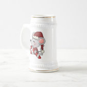 De Muis van Kerstmis met het Riet van het Snoep Bierpul (Voorkant links)