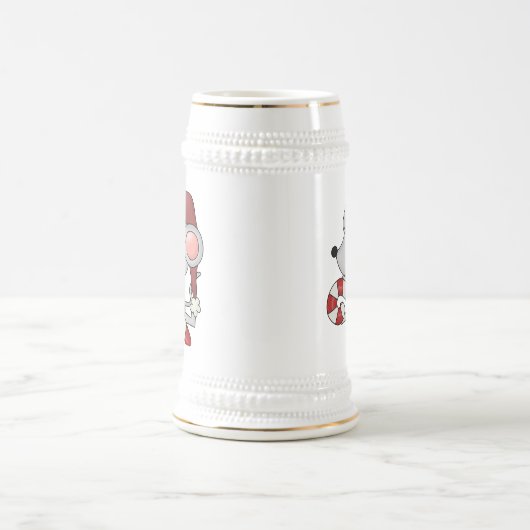 De Muis van Kerstmis met het Riet van het Snoep Bierpul (Center)