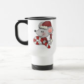 De Muis van Kerstmis met het Riet van het Snoep Reisbeker (Links)