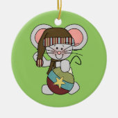 De Muis van Kerstmis met Ornament (Voorkant)