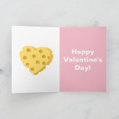 De Muis van Valentijn met Kaas Feestdagen Kaart (Binnen)