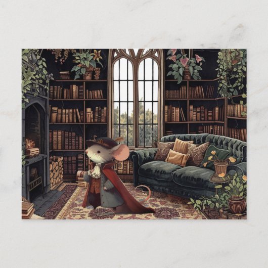 De muisdiplomaat briefkaart (Voorkant)