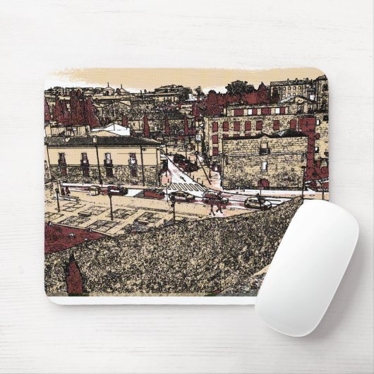 De Muismat van de oude stad Salamanca (Met muis)