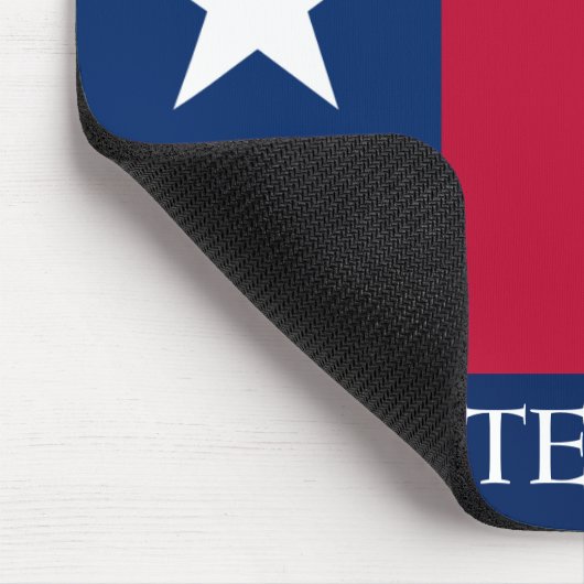 De Muismat van de Vlag van de Staat van TEXAS past (Hoek)