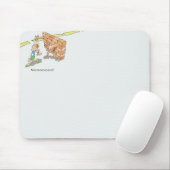 De Muismat van de wand raken (Met muis)