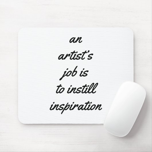 De Muismat van een artiest (Met muis)