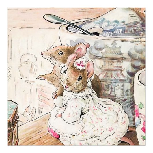 “De muizen luisterden naar de kleermaker” door Bea Foto Afdruk (Voorkant)