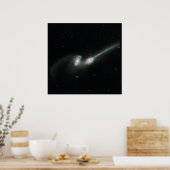 De Muizen (NGC 4676) — Verzamelde sterrenstelsels Poster (Keuken)