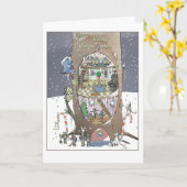 De Muizenboom met Kerstmis Kaart (Gele Bloem)