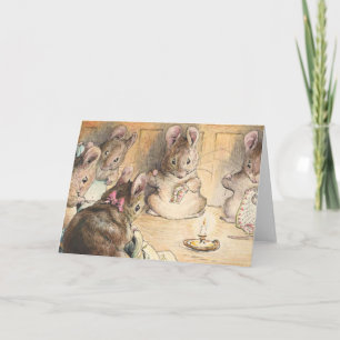 De muizennaaivezel door Beatrix Potter Kaart