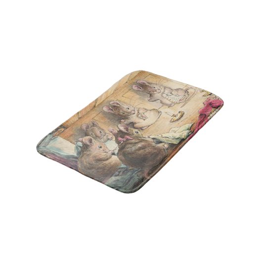 De muizennaaivlekken van Beatrix Potter Badmat (Gekanteld)